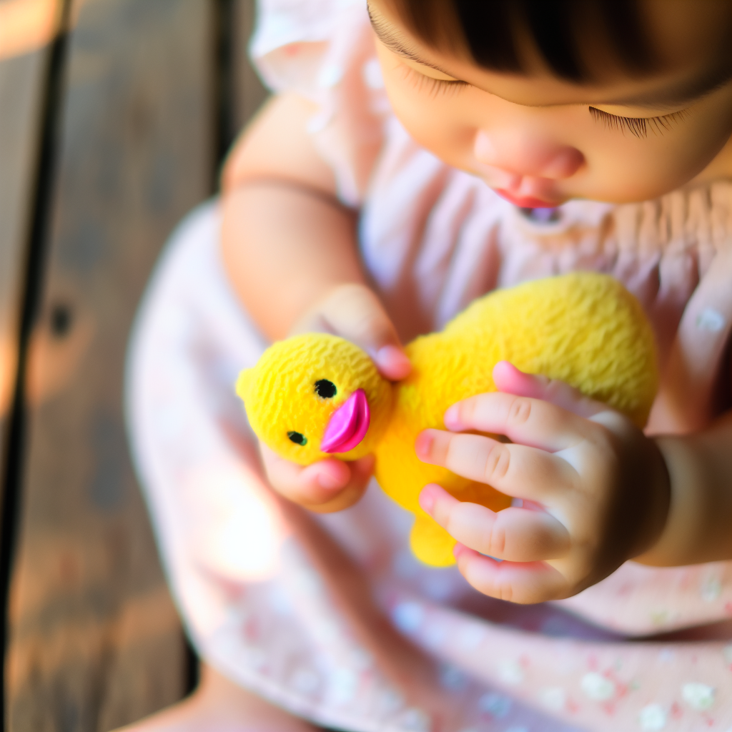 Anne ve bebek, güvenli ortamda dokunsal duyusal oyun yaparken yakından iletişim kuruyor