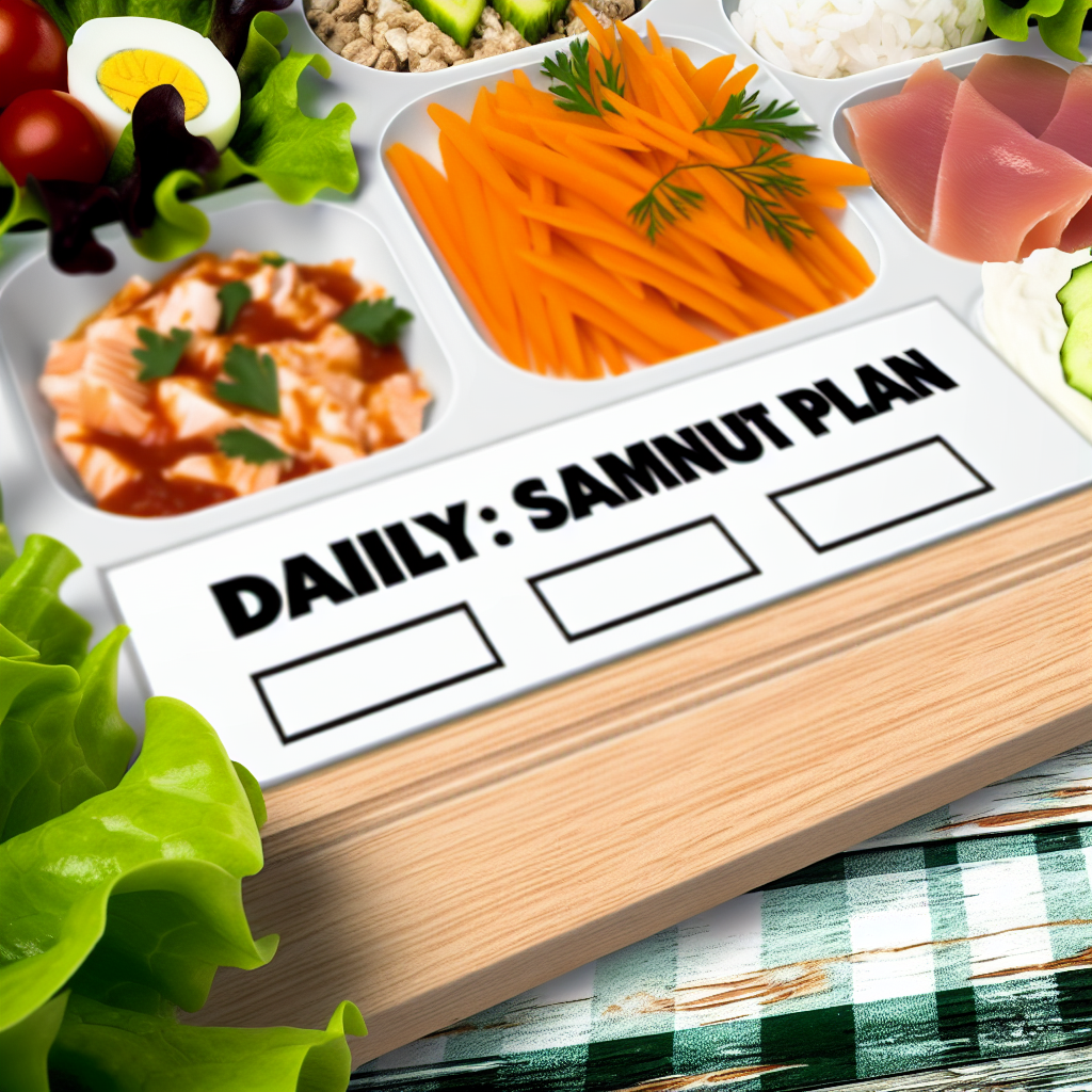 Gebelikte gün içindeki örnek menü planını gösteren görsel