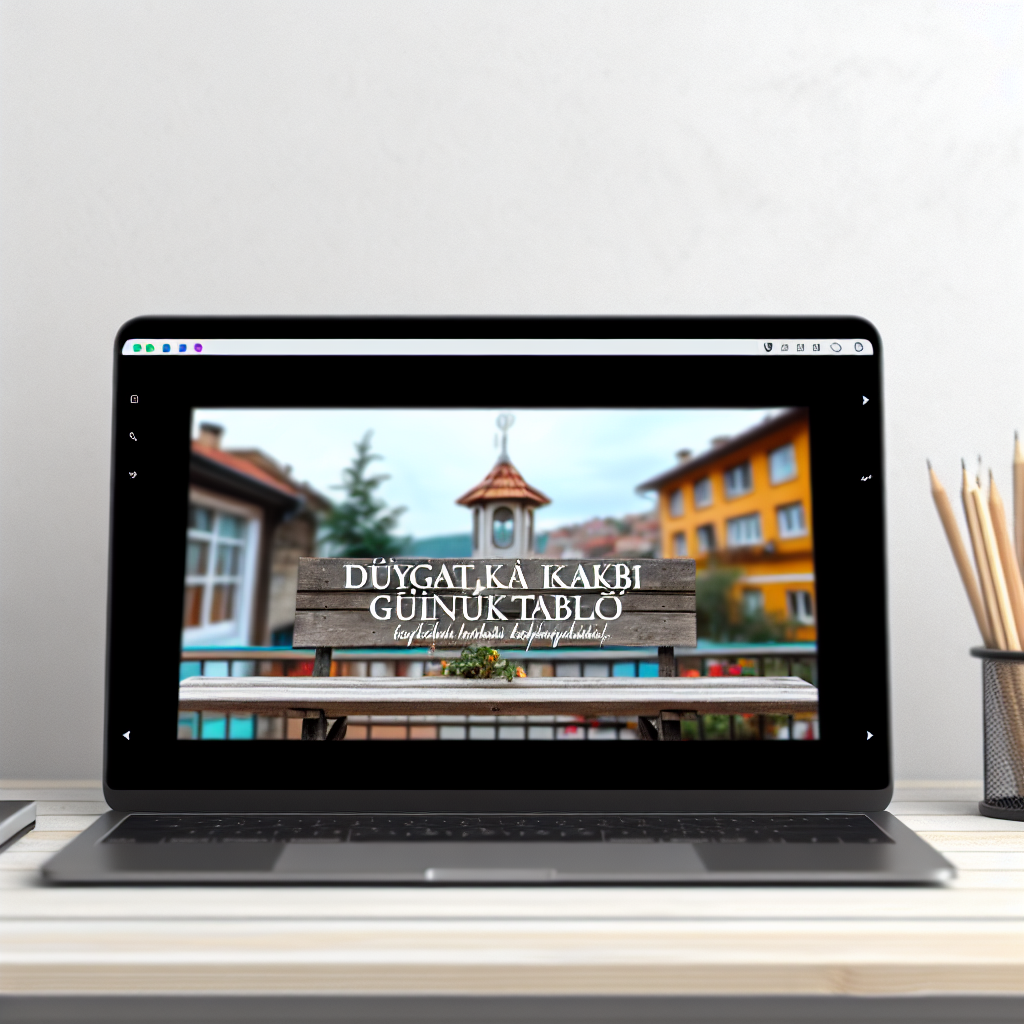 Günlük duygu durumunu izlemek için tablo örneği görseli