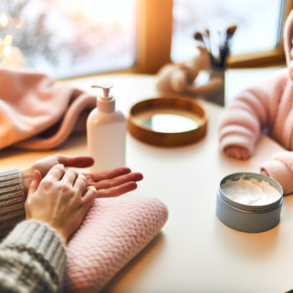 Kış aylarında bebek cilt bakımı için nemlendirici ve temizleyici ürünler
