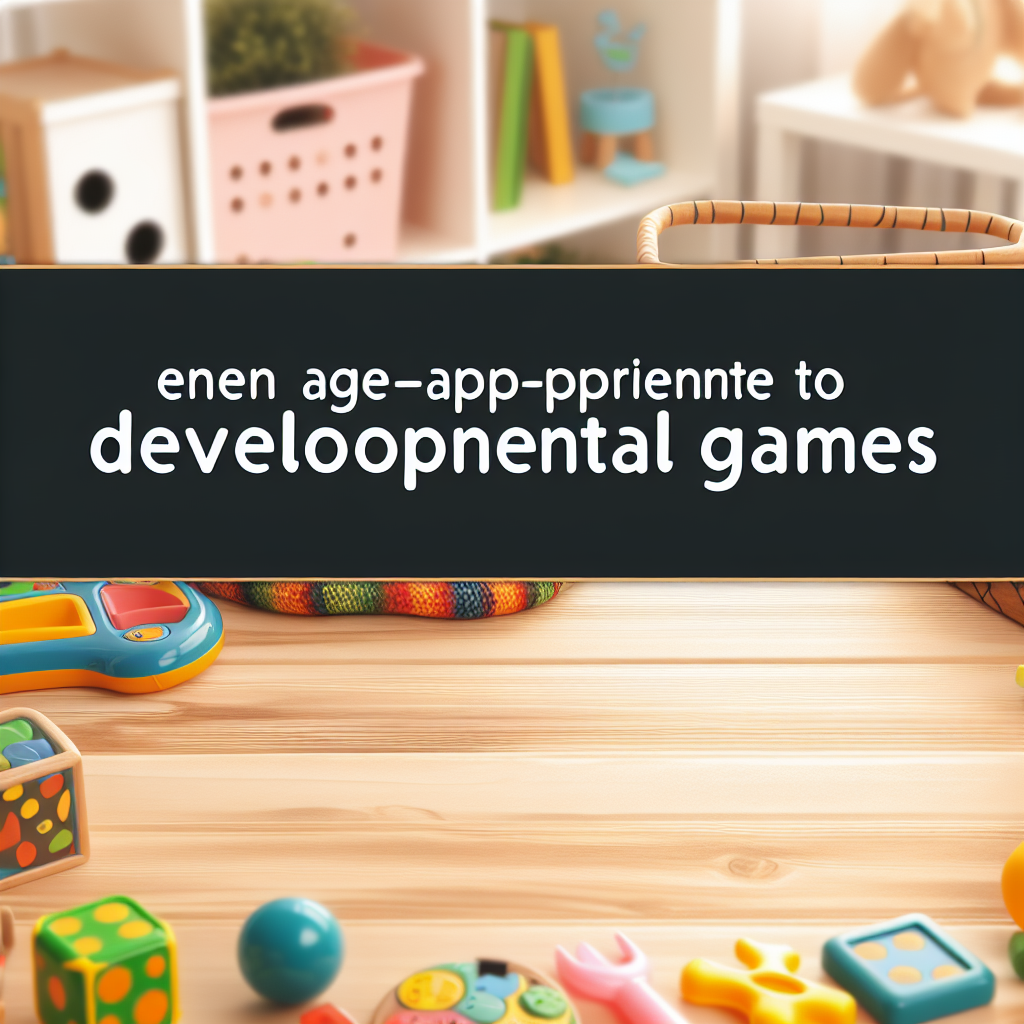 Yaşa uygun oyun ve etkinliklerle bebek gelişimini destekleyen açıklayıcı görsel.