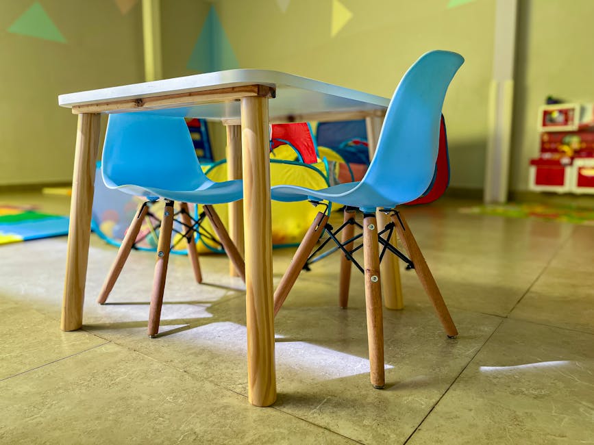 Güvenli oyun alanı için minderler ve yumuşak zemin düzenlemesi