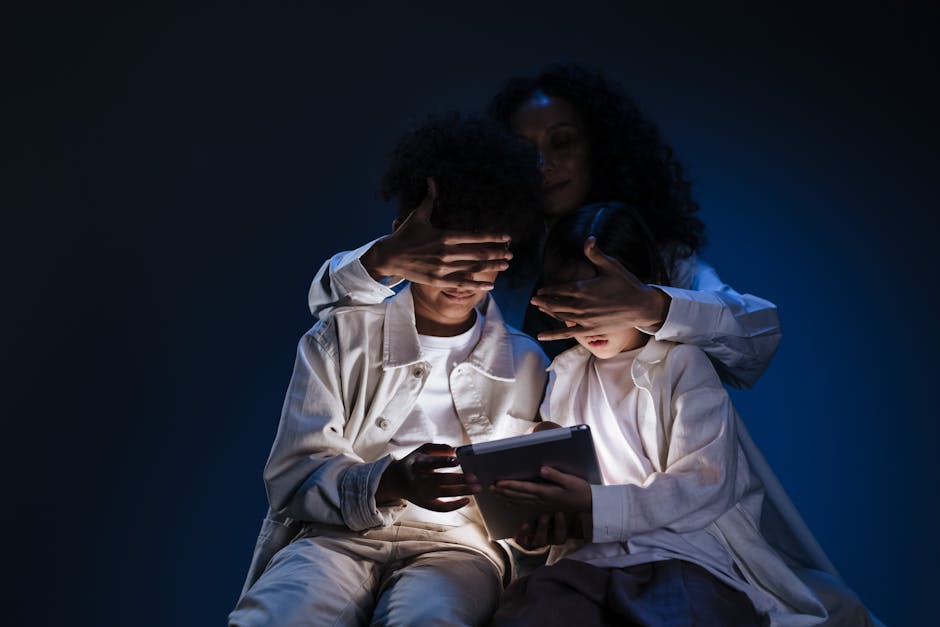 Çocuk güvenliği ve ebeveyn denetimleri simgeleri gösteriliyor